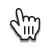 Cursor pointer icon