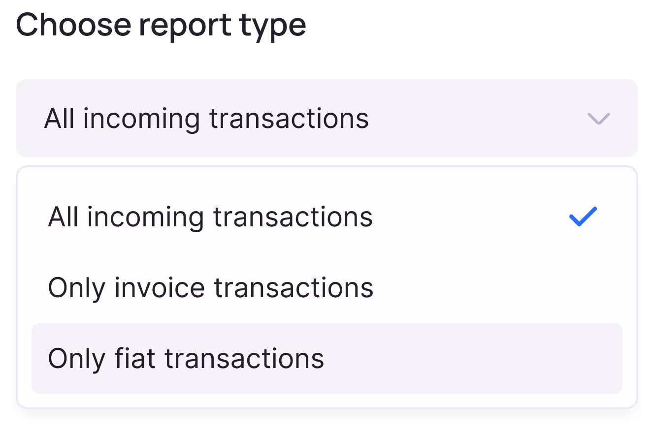 Reporting UI component